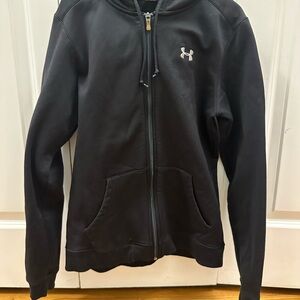 Under Armour Black Full-Zip Jacket size M